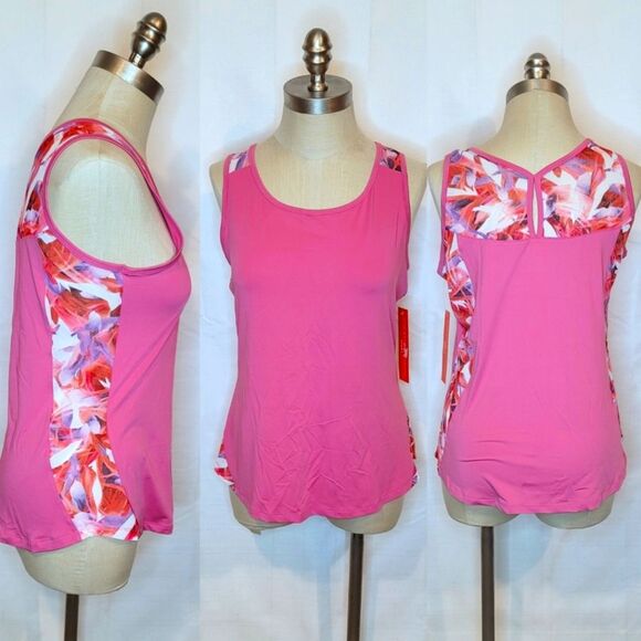 Adrienne Vittadini Sport Pink Athletic Sleeveless Top Size Small - Picture 1 of 8